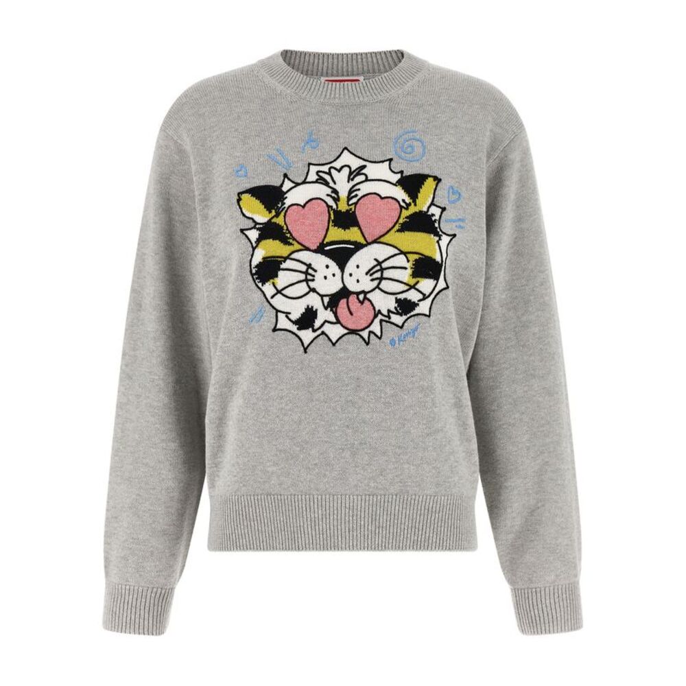 Kenzo Gray Wool Women's Cardigan